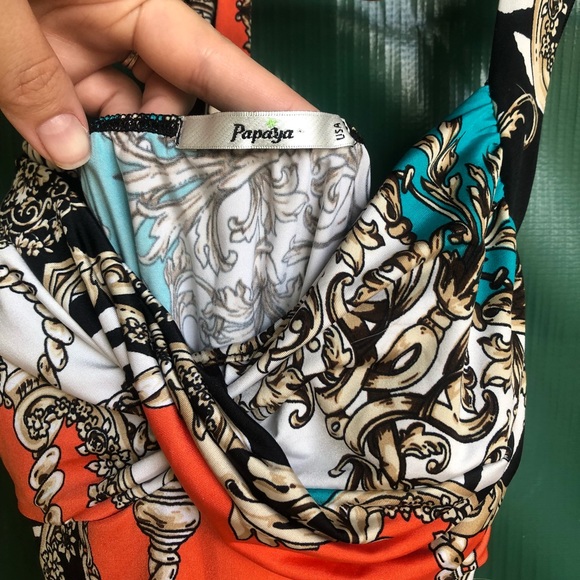 Papaya halter top - Picture 3 of 4